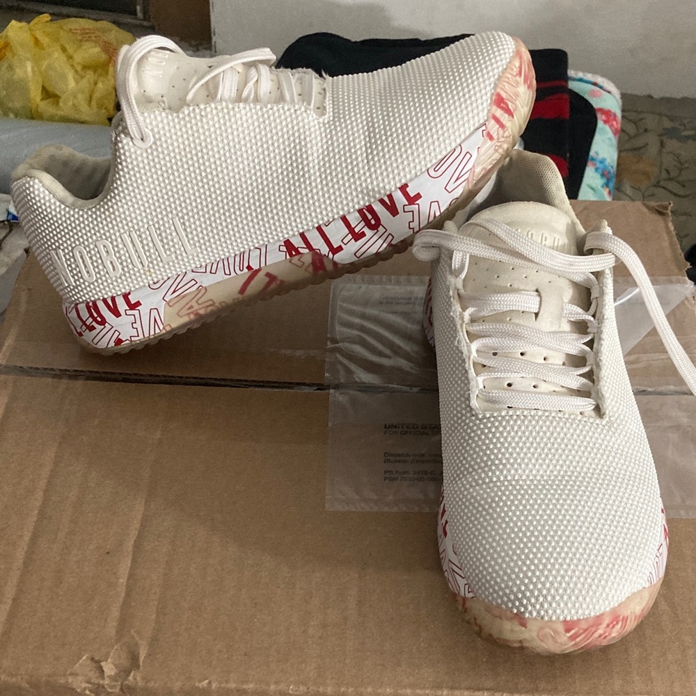 NOBULL 💗All Love💗White Knit Training Sneaker